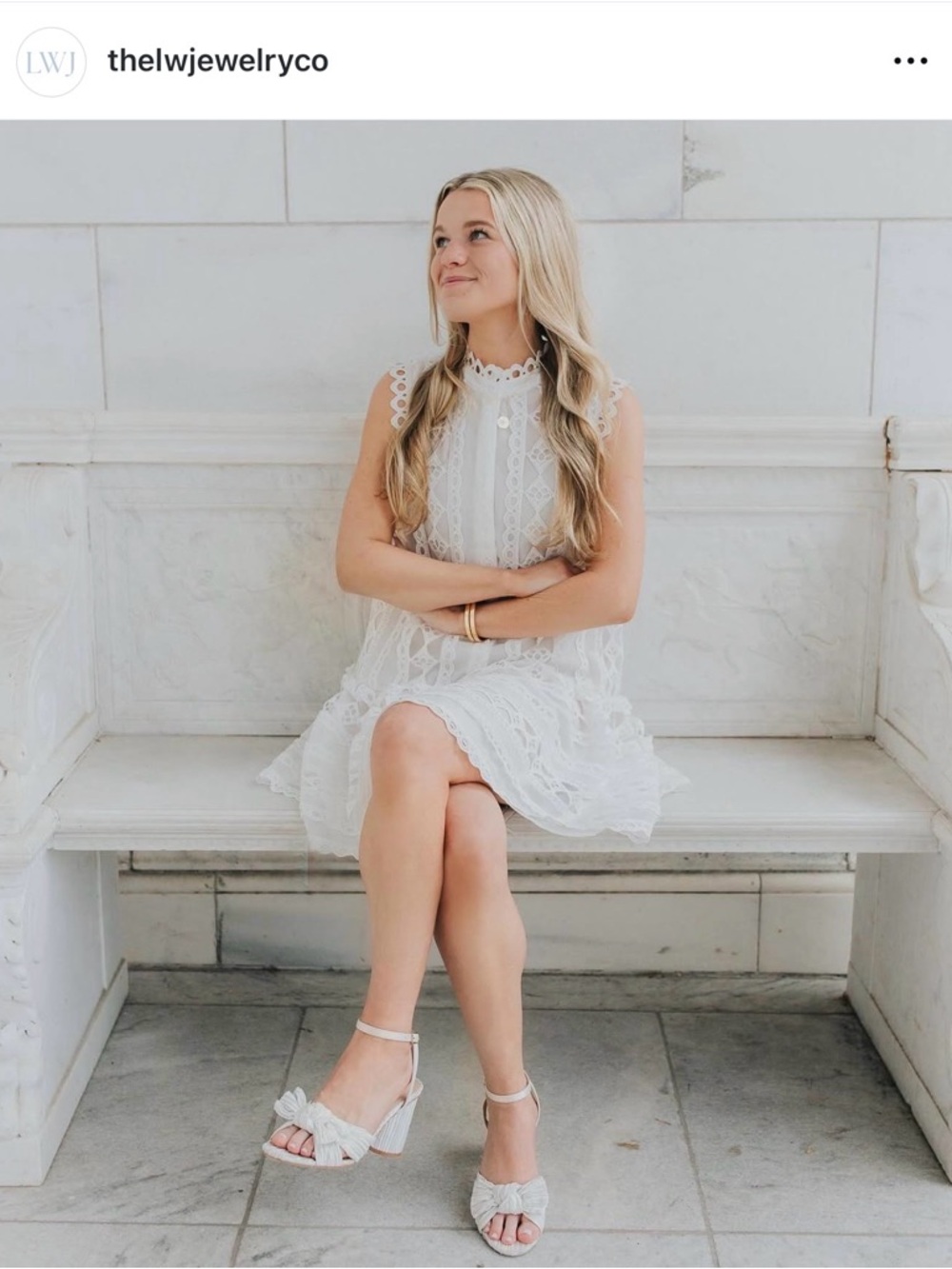 Endless Rose White Lace Mini Dress